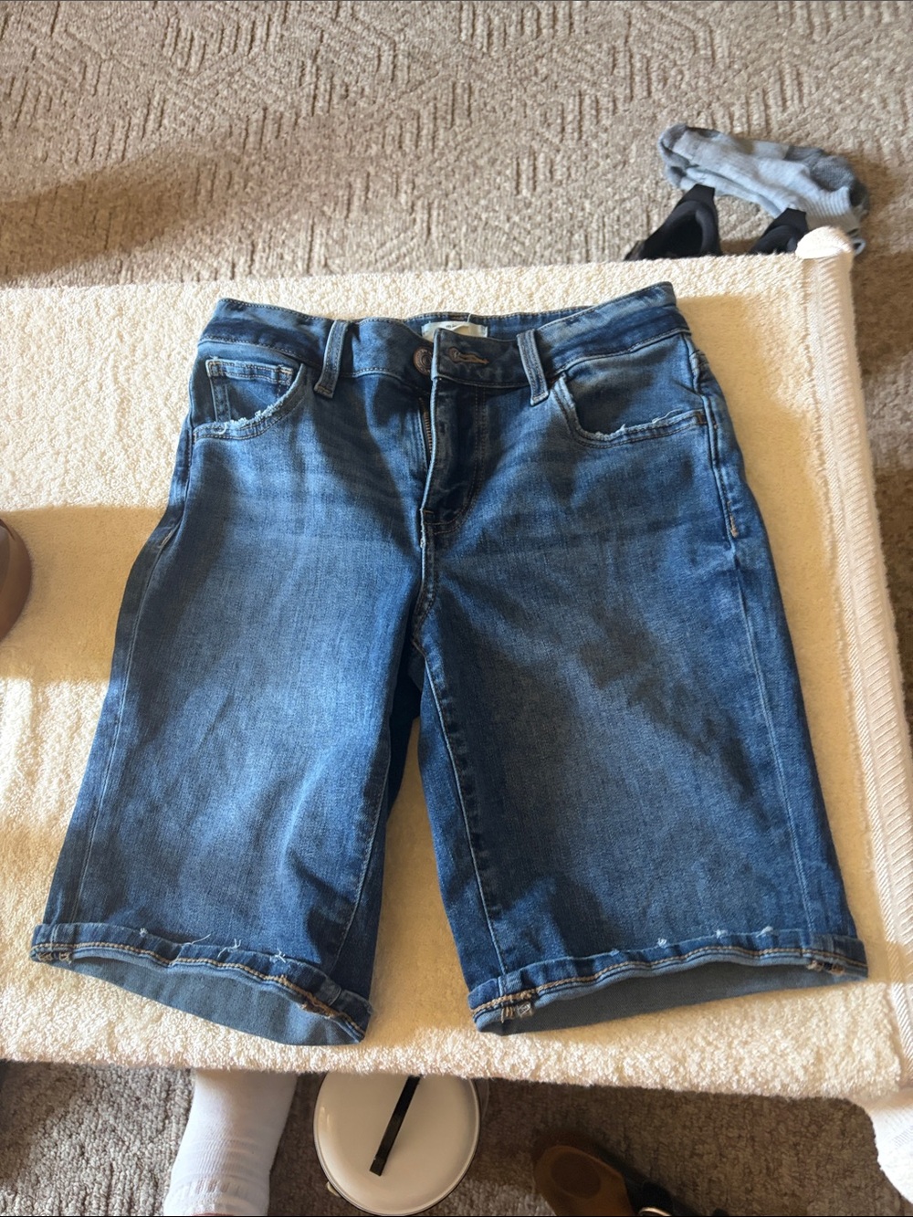 Maurices Blue Denim Jean Shorts